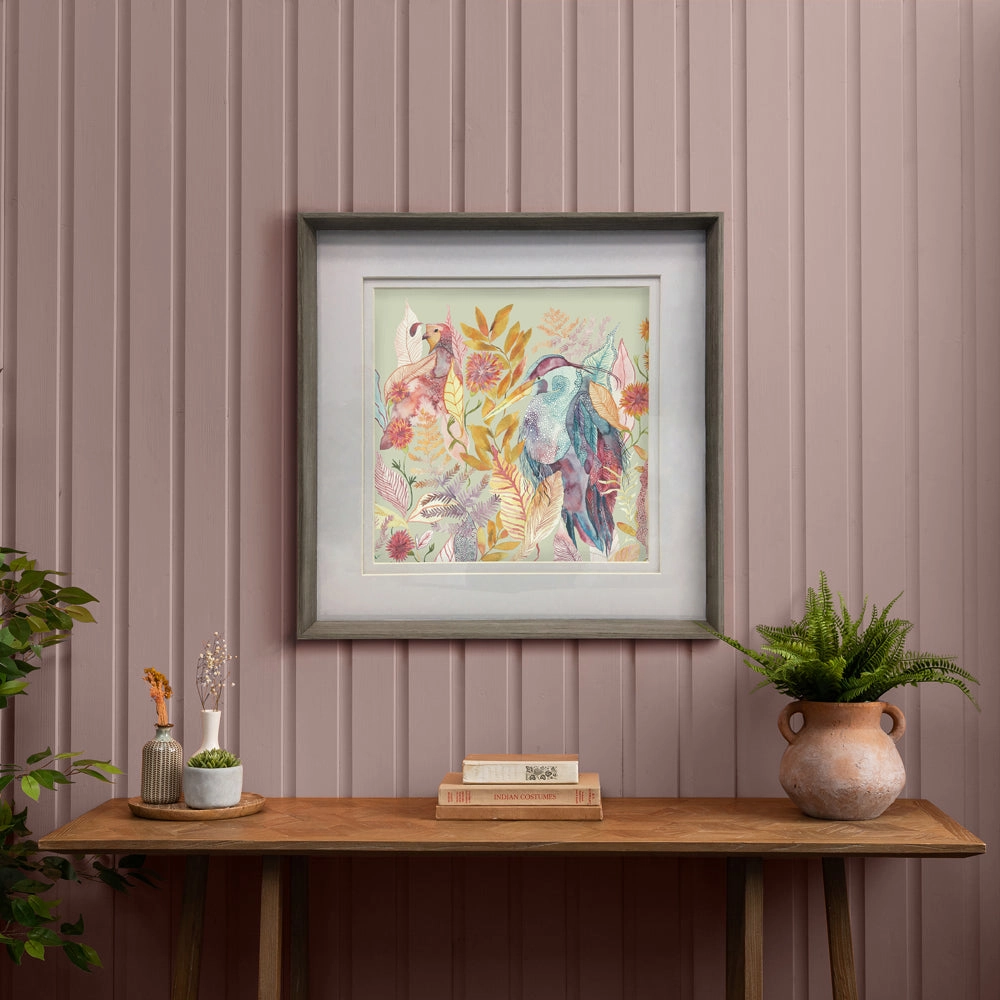 Ennerdale Forest Framed Print Nut/Harvest