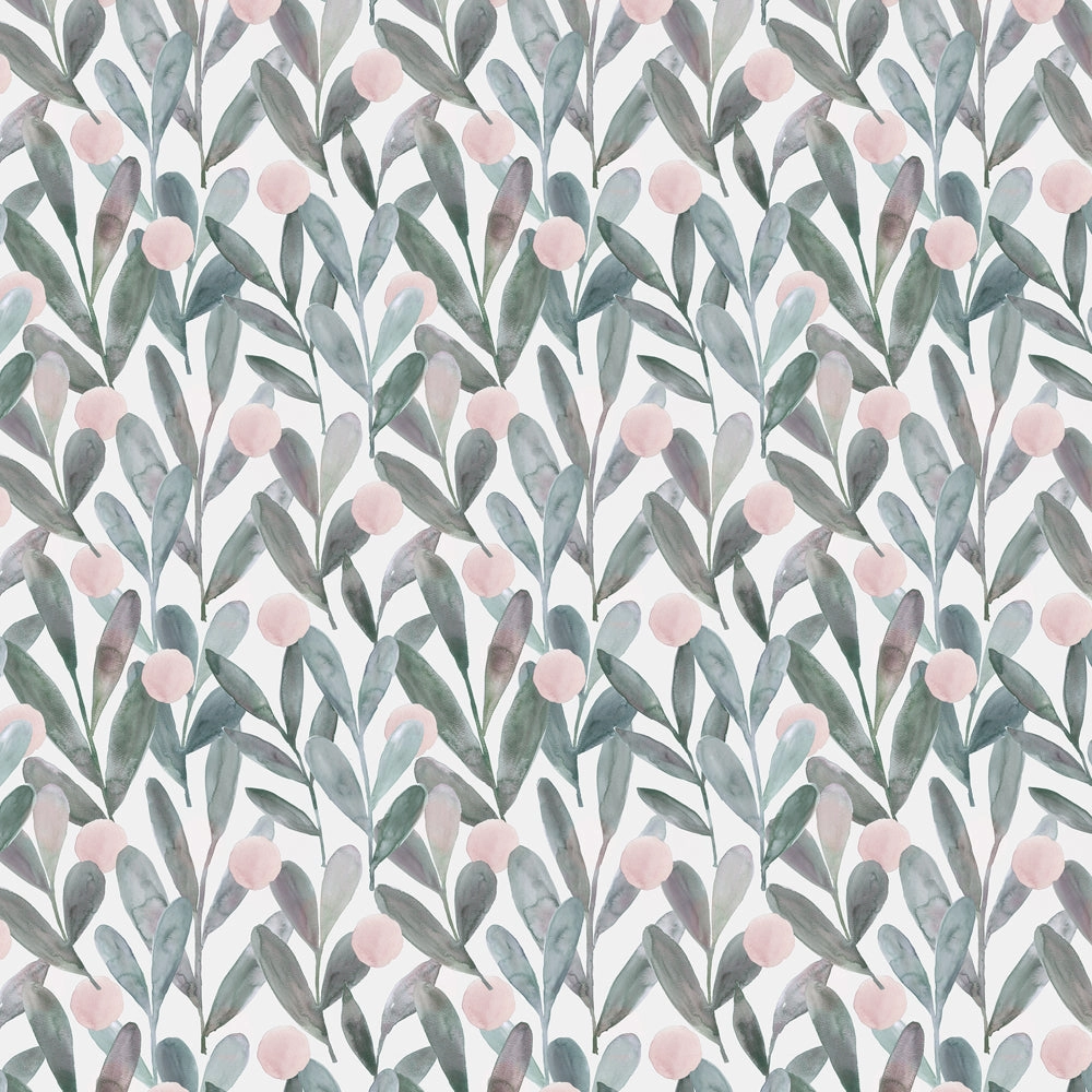 Enso Printed Cotton Fabric (By The Metre) Granite