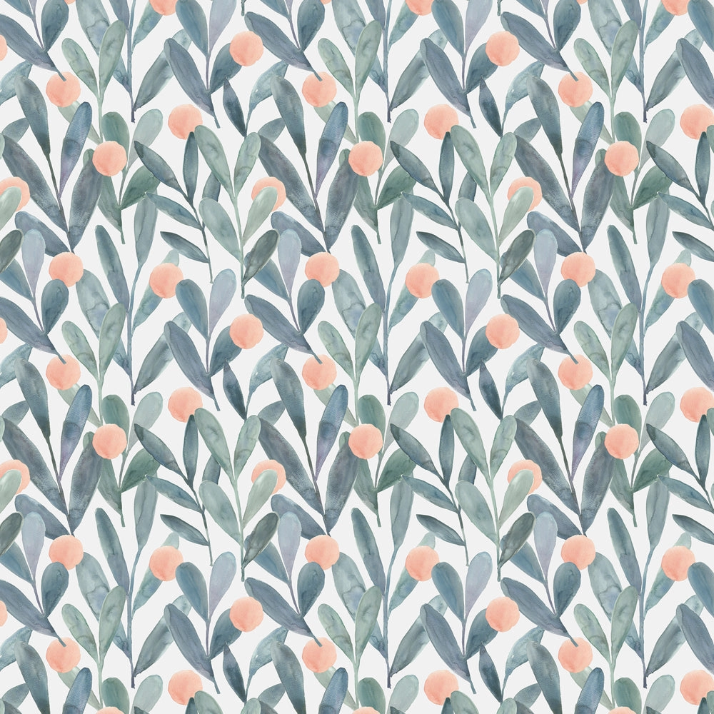 Enso Printed Cotton Fabric (By The Metre) Mineral