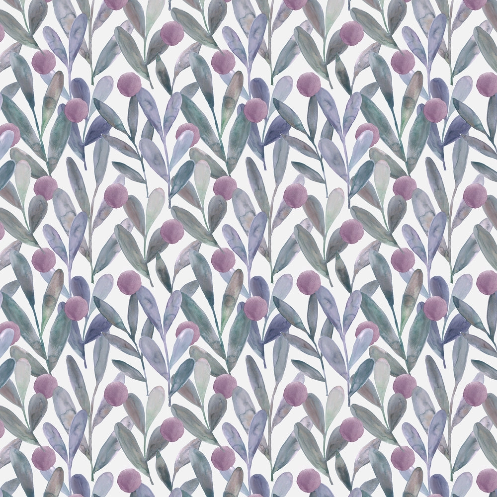 Enso Printed Cotton Fabric (By The Metre) Violet