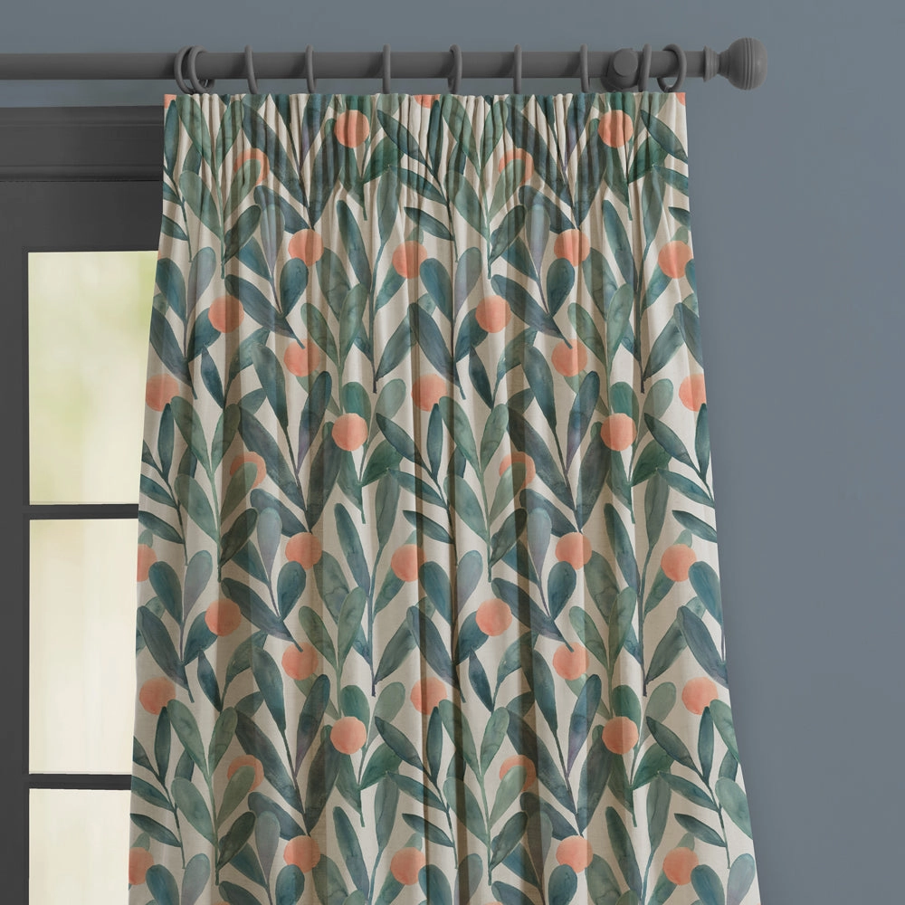 Enso Printed Made to Measure Curtains Mineral