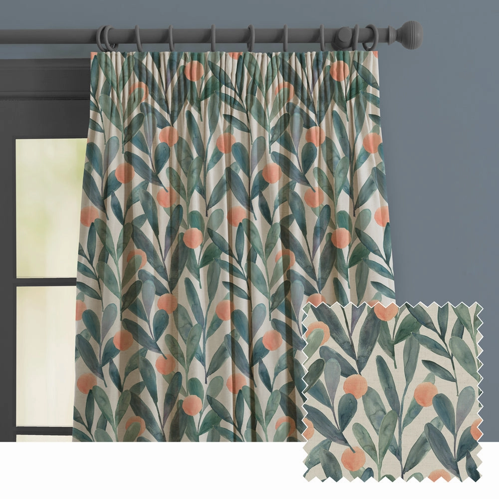 Enso Printed Made to Measure Curtains Mineral patterned fashion rug  