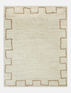 Eoin Hand-Knotted Wool Moroccan Rug trendy fashion rug
