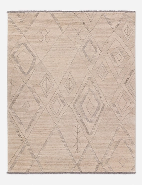 Esca Hand-Tufted Wool Moroccan-Style Rug trendy fashion rug