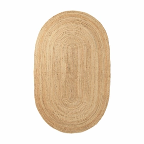 Eternal Oval Jute Rug modern art object