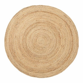 Eternal Round Jute Rug modern art object