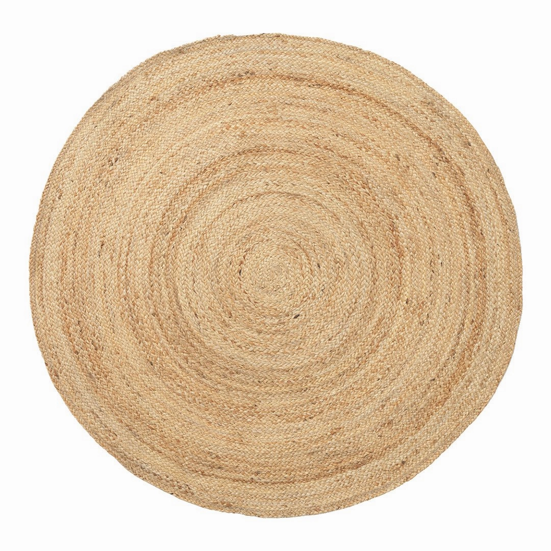 Eternal Round Jute Rug modern art object
