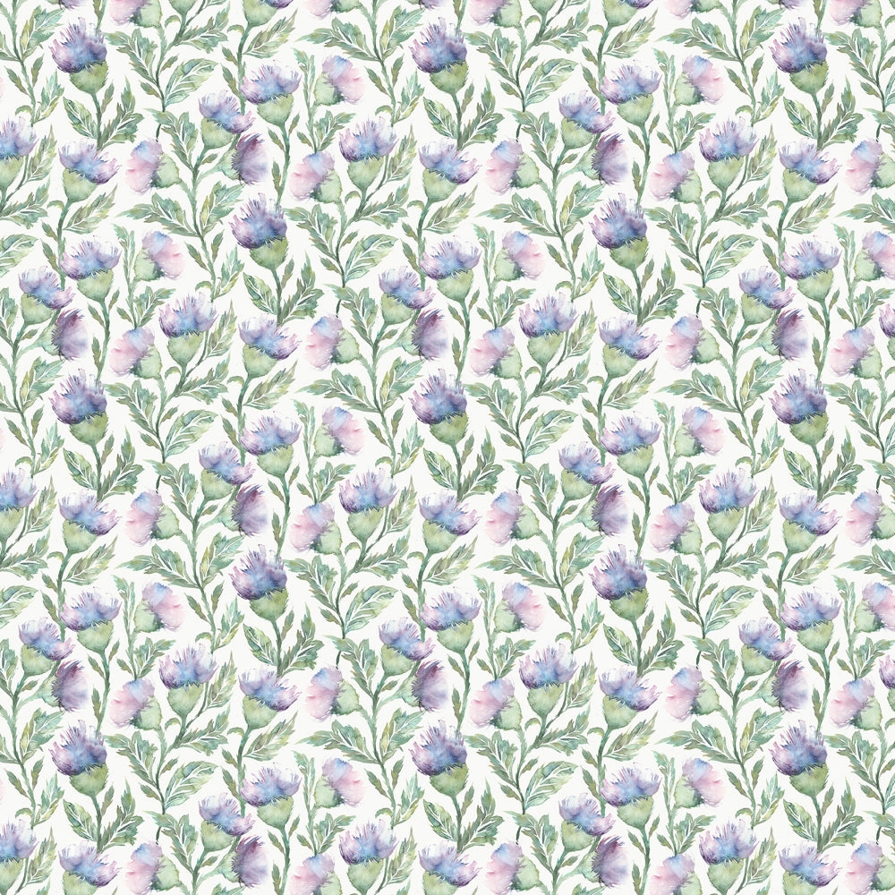 Ettrick Printed Cotton Fabric (By The Metre) Heather