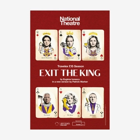 Exit The King 2018 Print vintage woodcut wallpaper