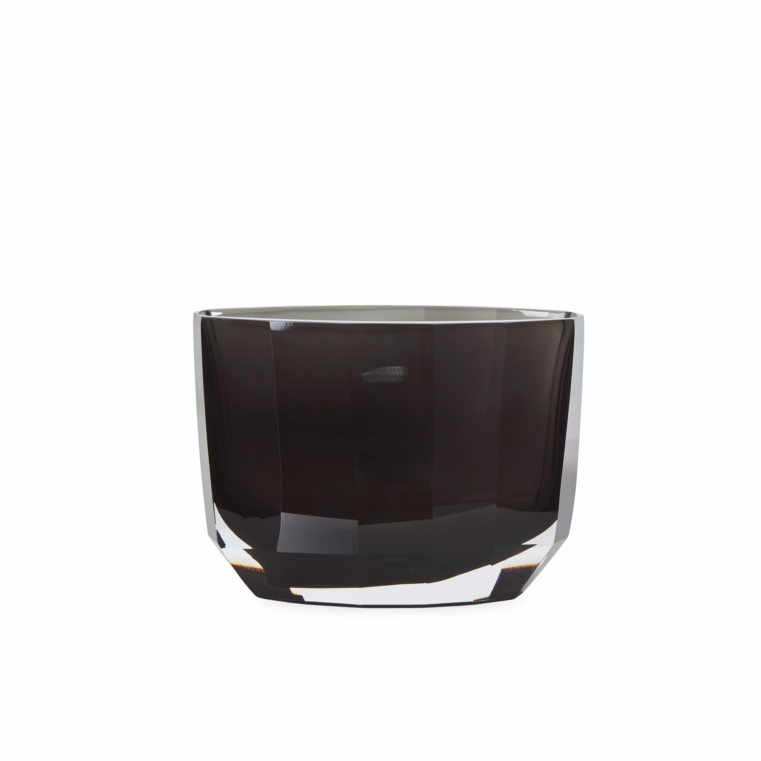 Faceted Glass Vase