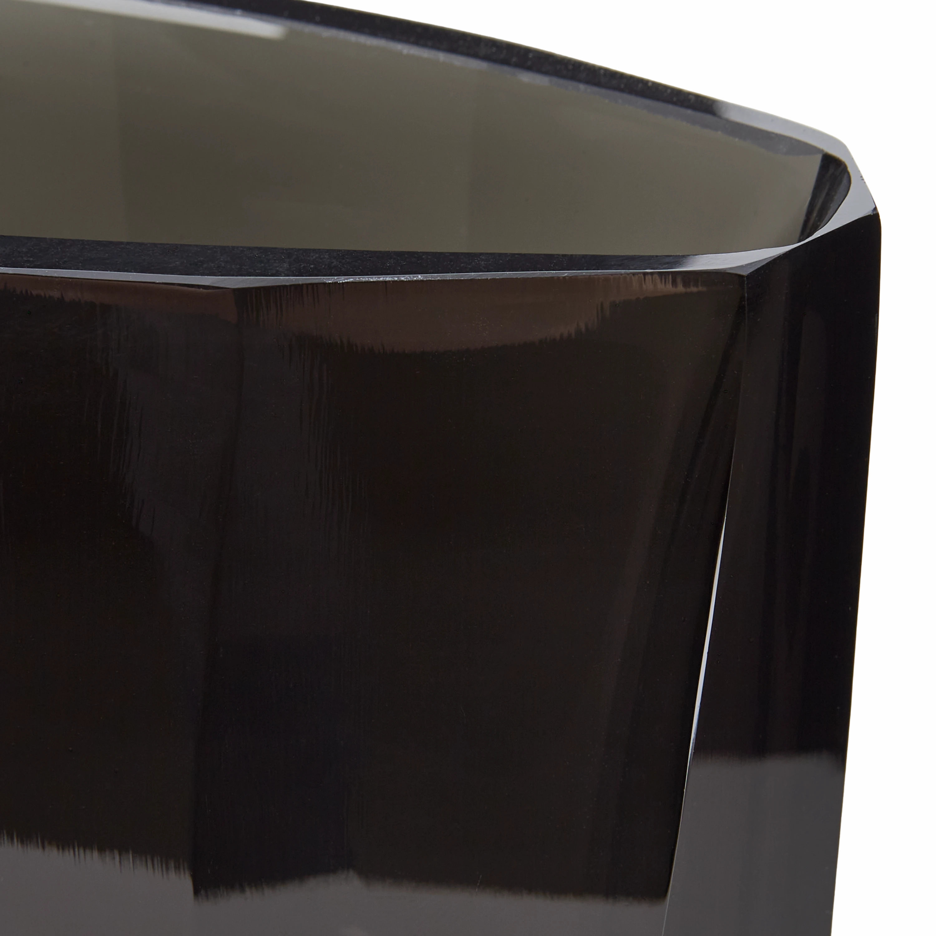 Faceted Glass Vase