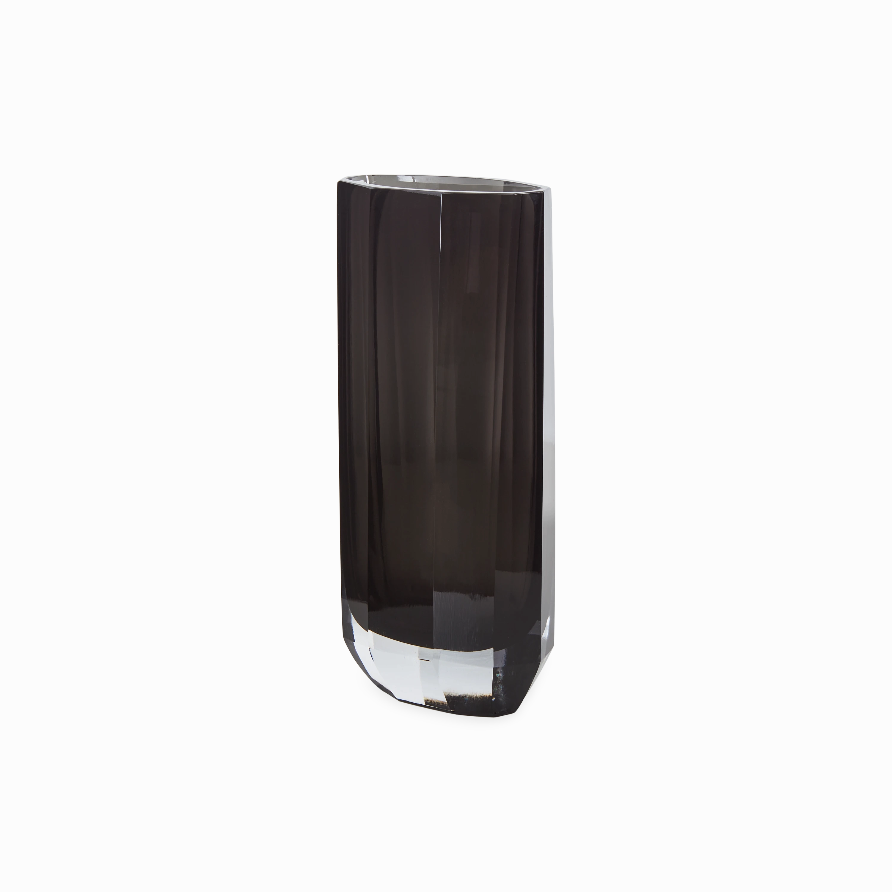 Faceted Glass Vase