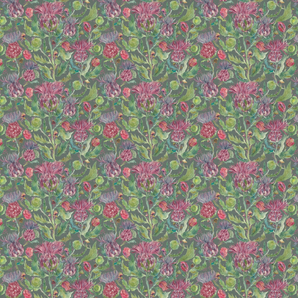 Fairytale Bristles Printed Cotton Fabric (By The Metre) Forest