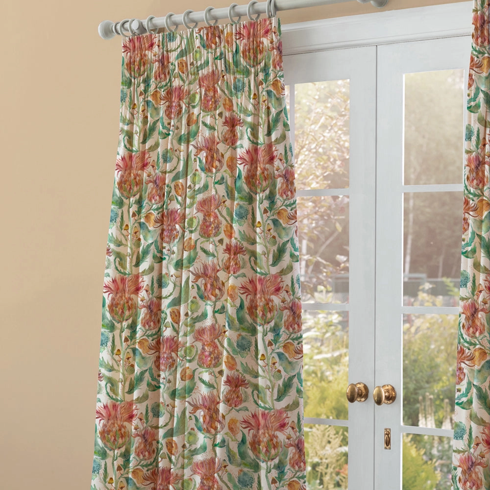 Fairytale Bristles Printed Cotton Fabric (By The Metre) Marigold