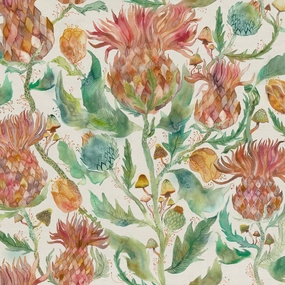 Fairytale Bristles Printed Cotton Fabric (By The Metre) Marigold elegant table cloth  