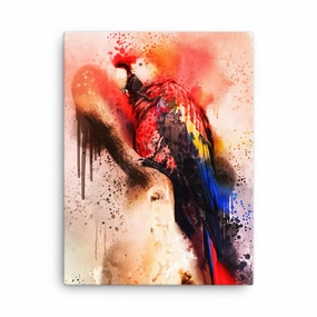 Fantasy parrot - canvas canvas mural art