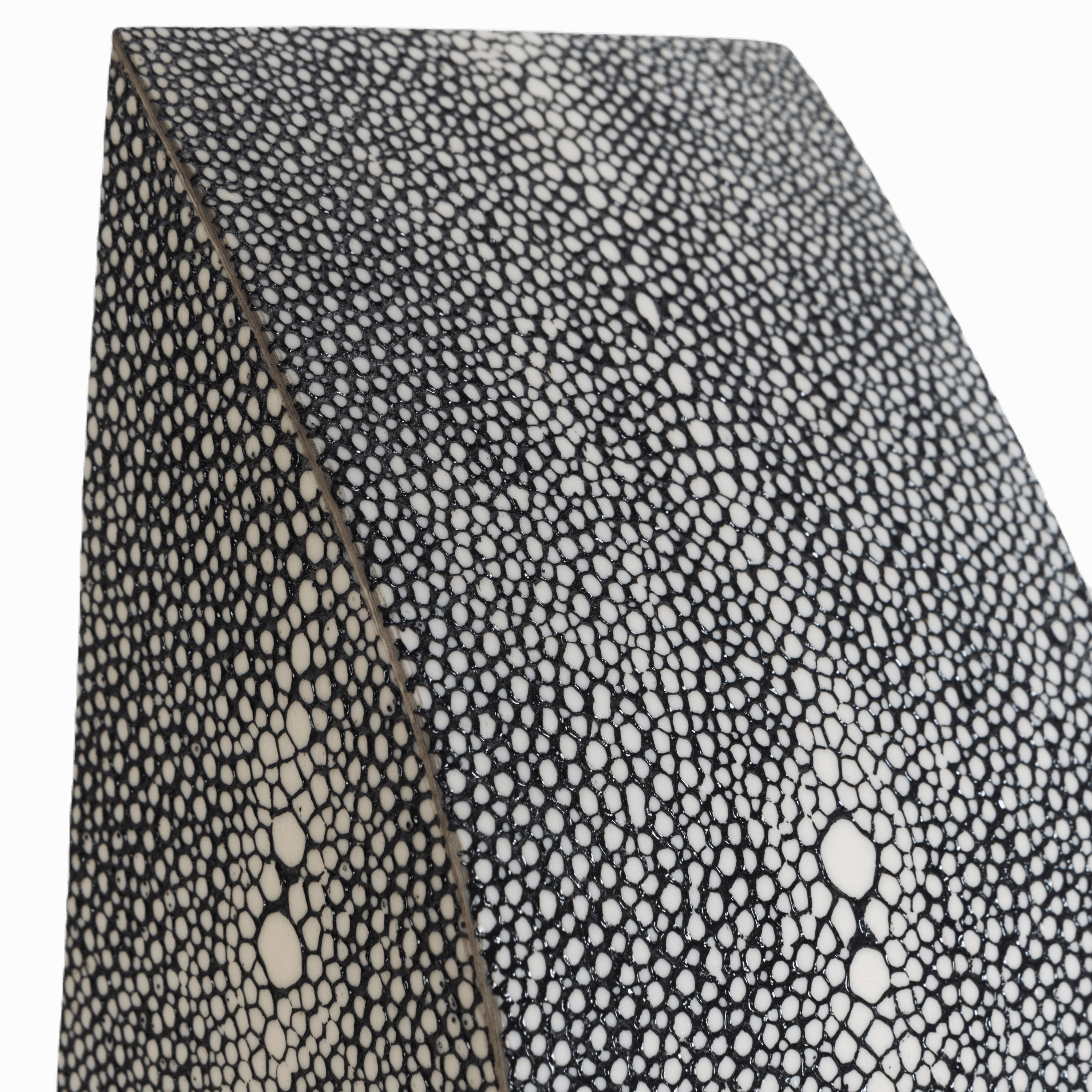 Faux Shagreen Bookends