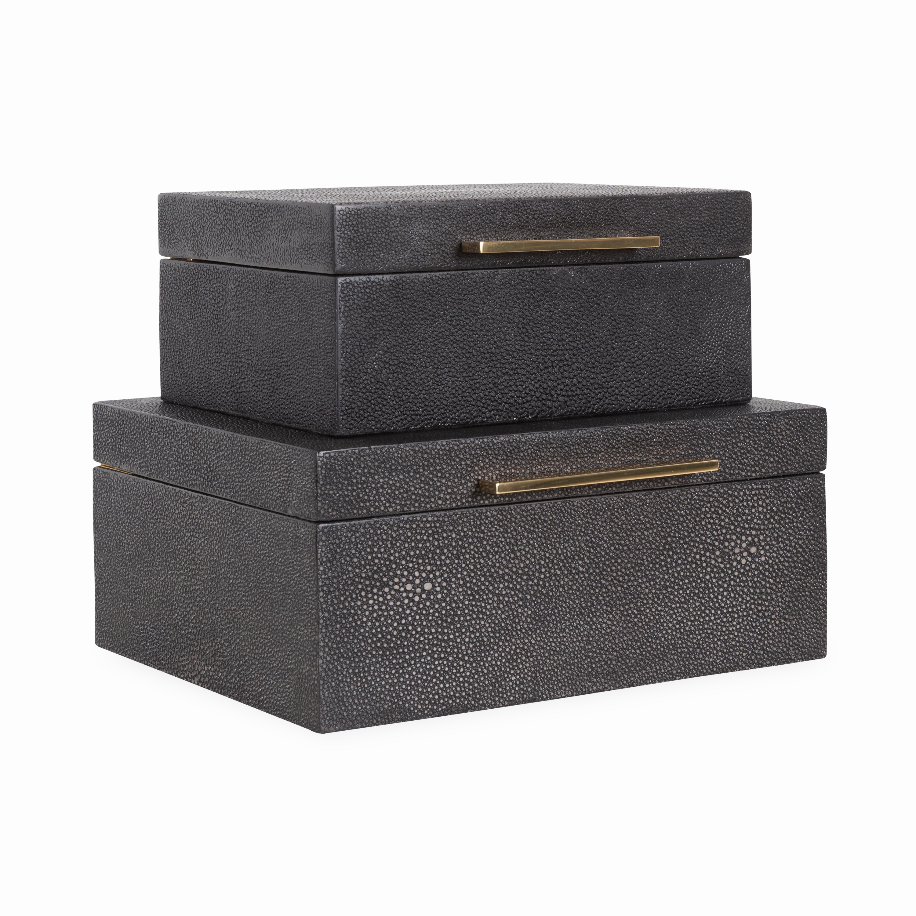 Faux Shagreen Box