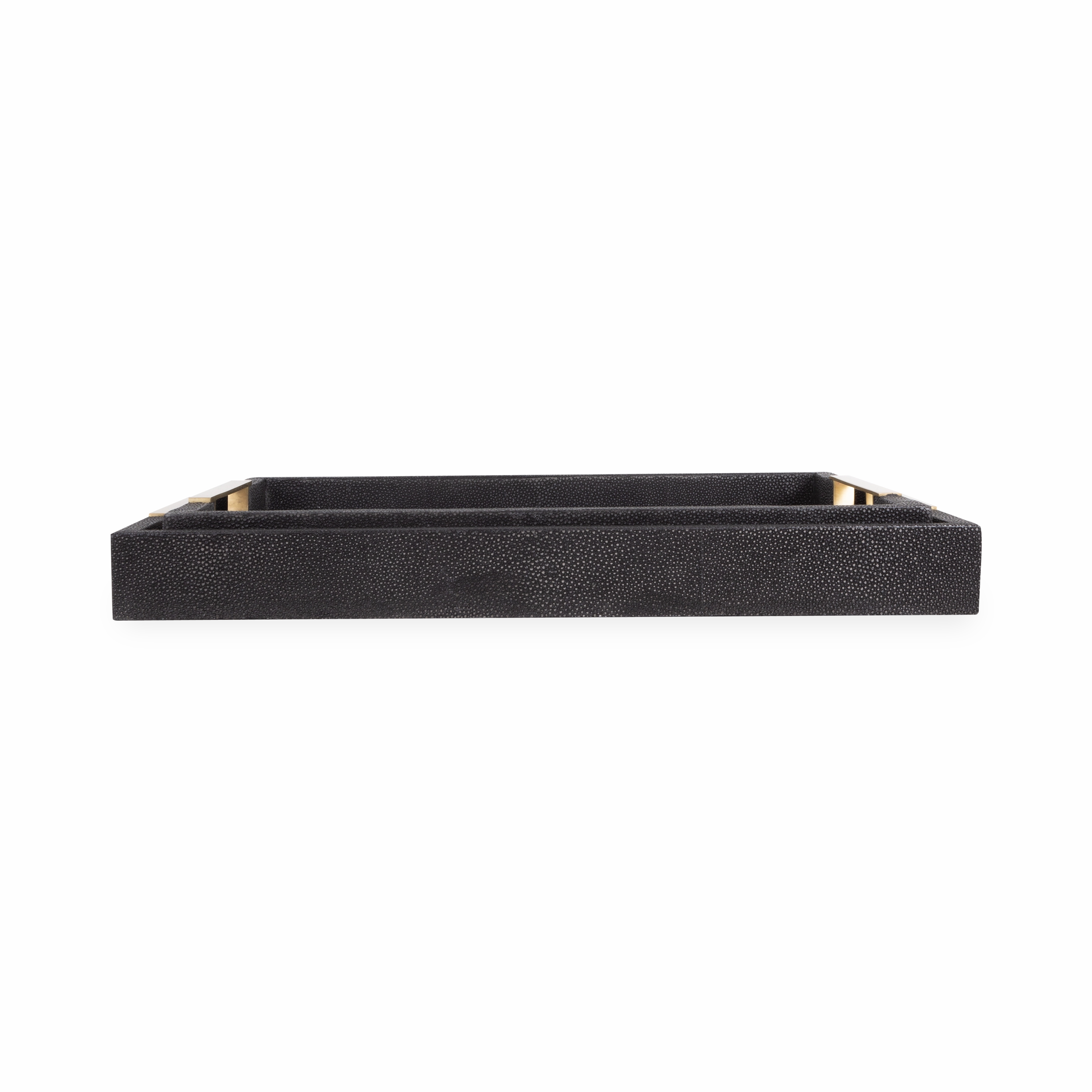 Faux Shagreen Tray elegant wall decor