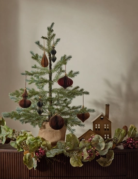 Faux Spruce Tree decorative tabletop item