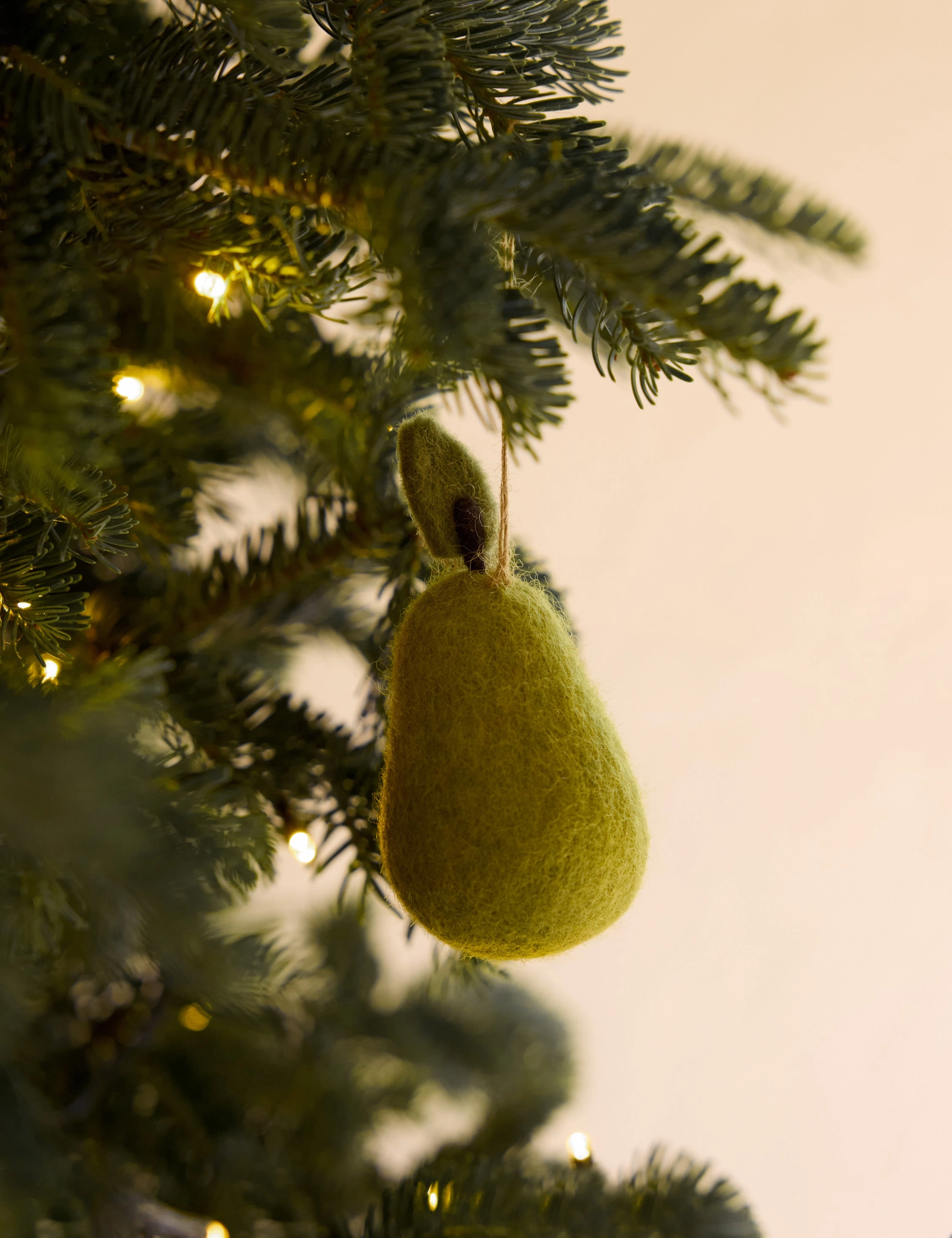 Felt Fruit Ornaments (Set of 4) by Sarah Sherman Samuel