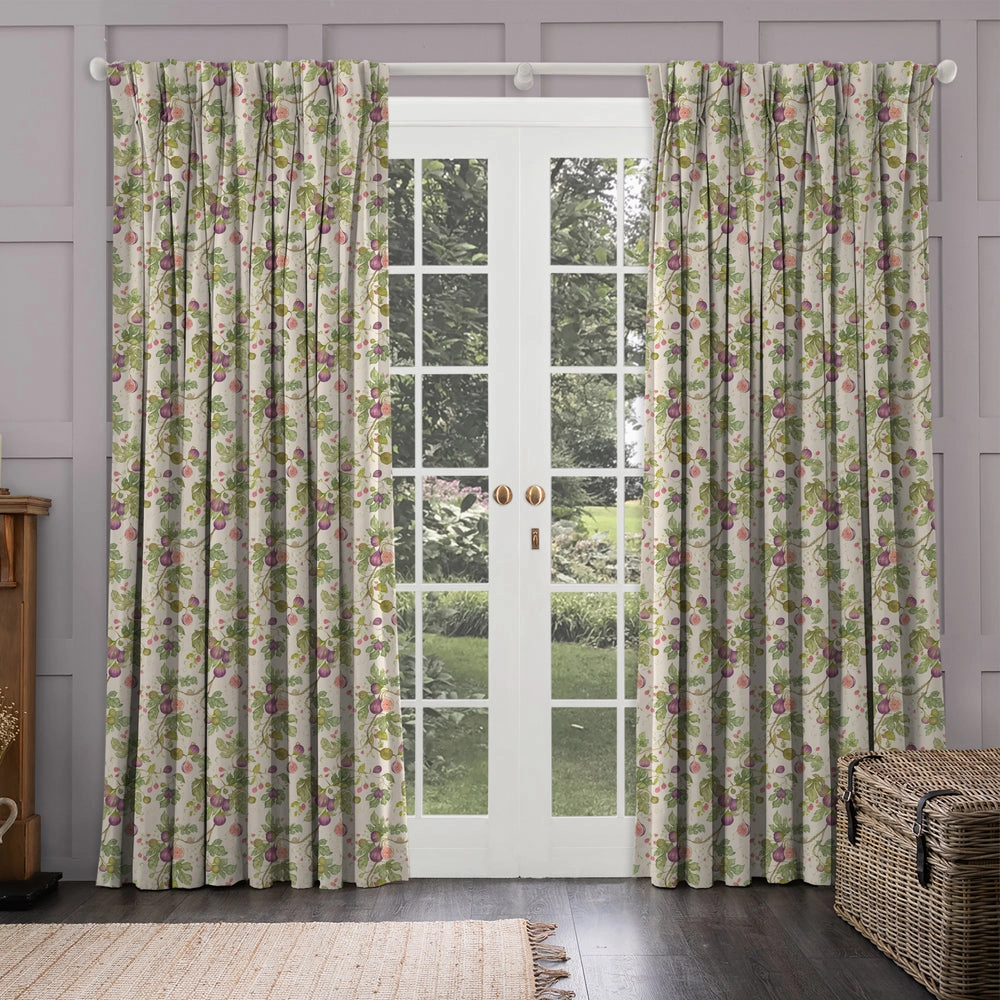 Fig Gardens Printed Cotton Fabric Cream