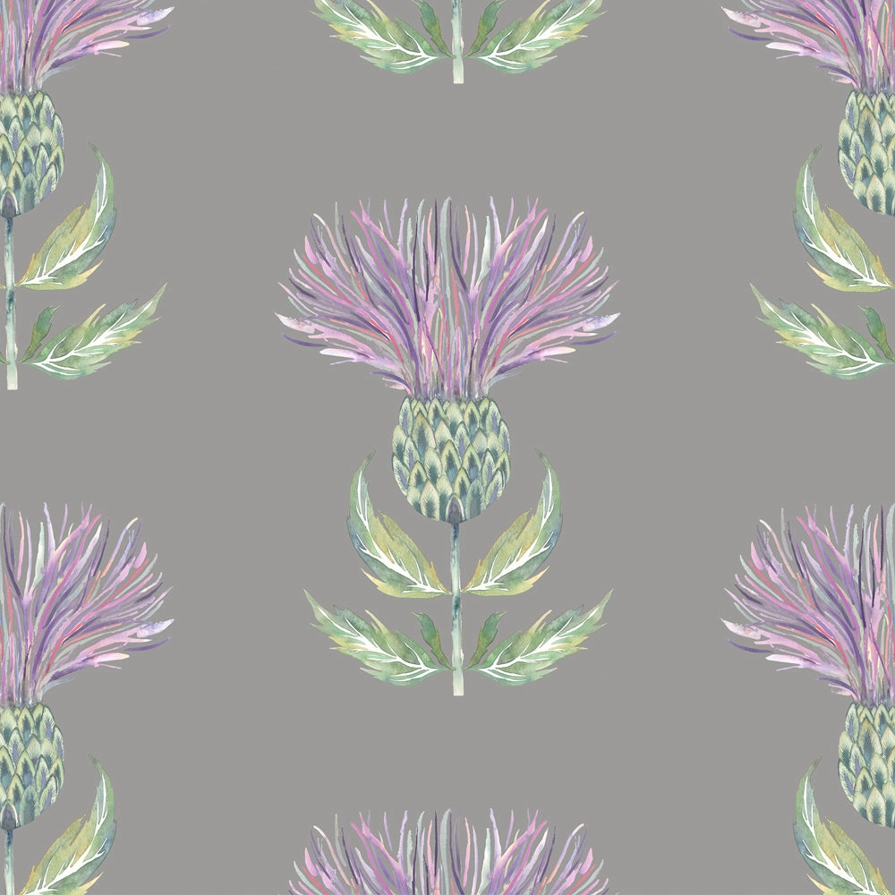 Firth Printed Made to Measure Curtains Granite