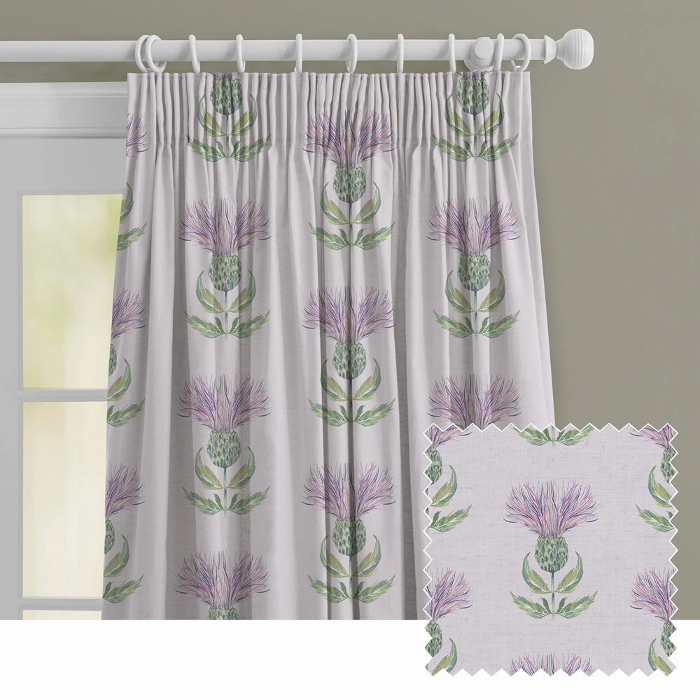 Firth Printed Made to Measure Curtains Granite Cream patterned fashion rug  