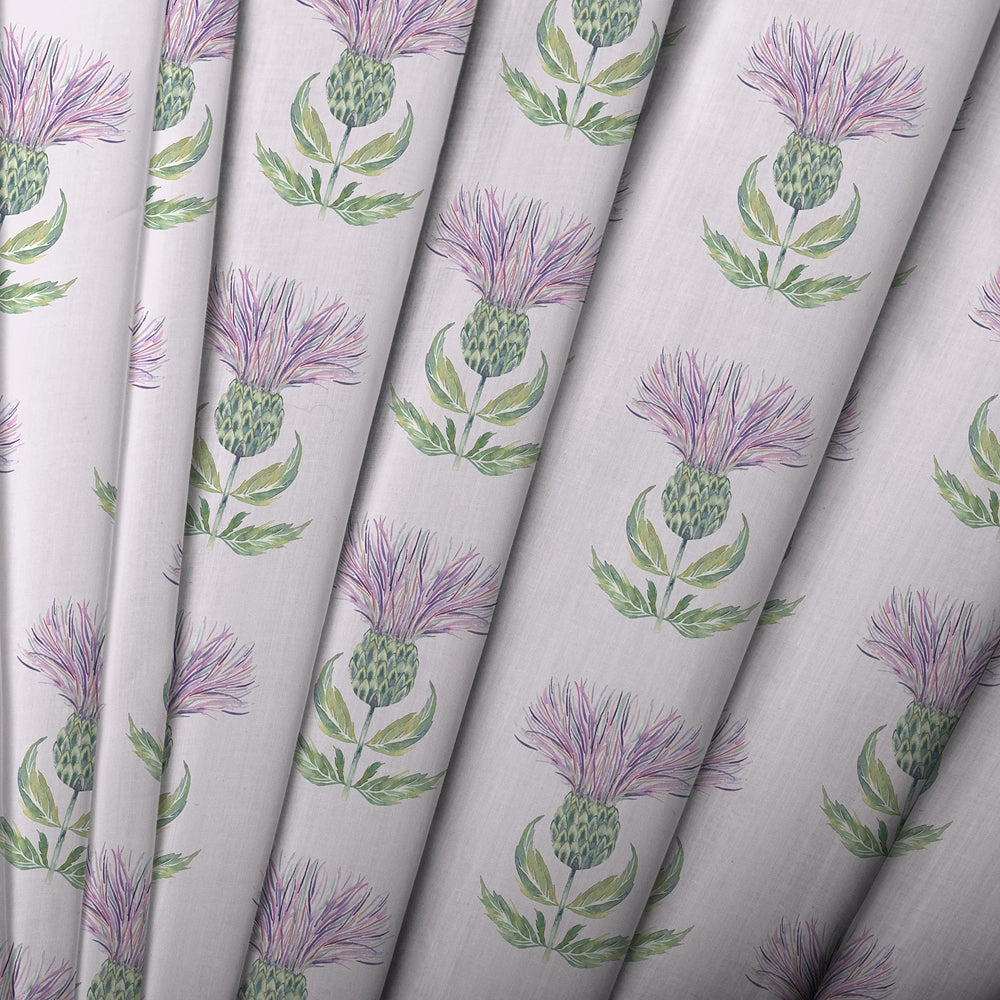 Firth Printed Made to Measure Curtains Granite Cream