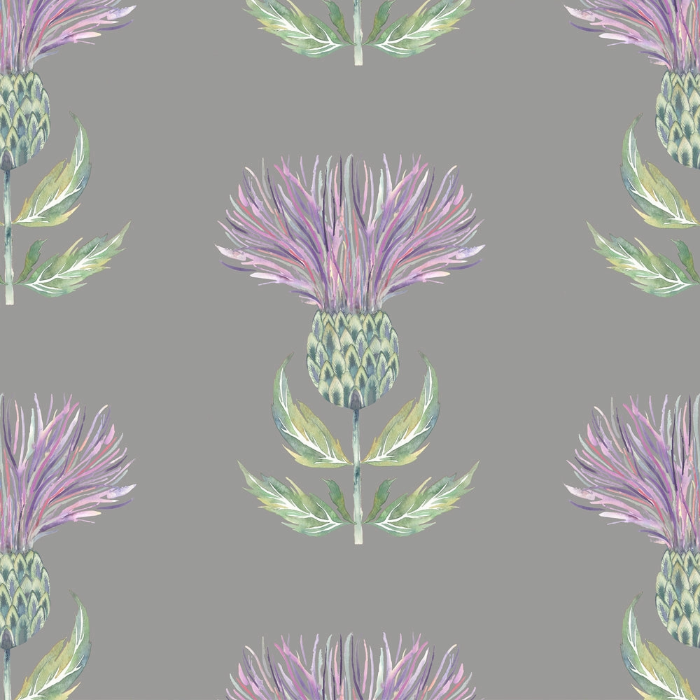 Firth Printed Made to Measure Curtains Granite