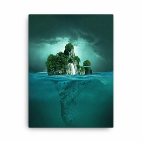 Floating Island - Canvas canvas mural art