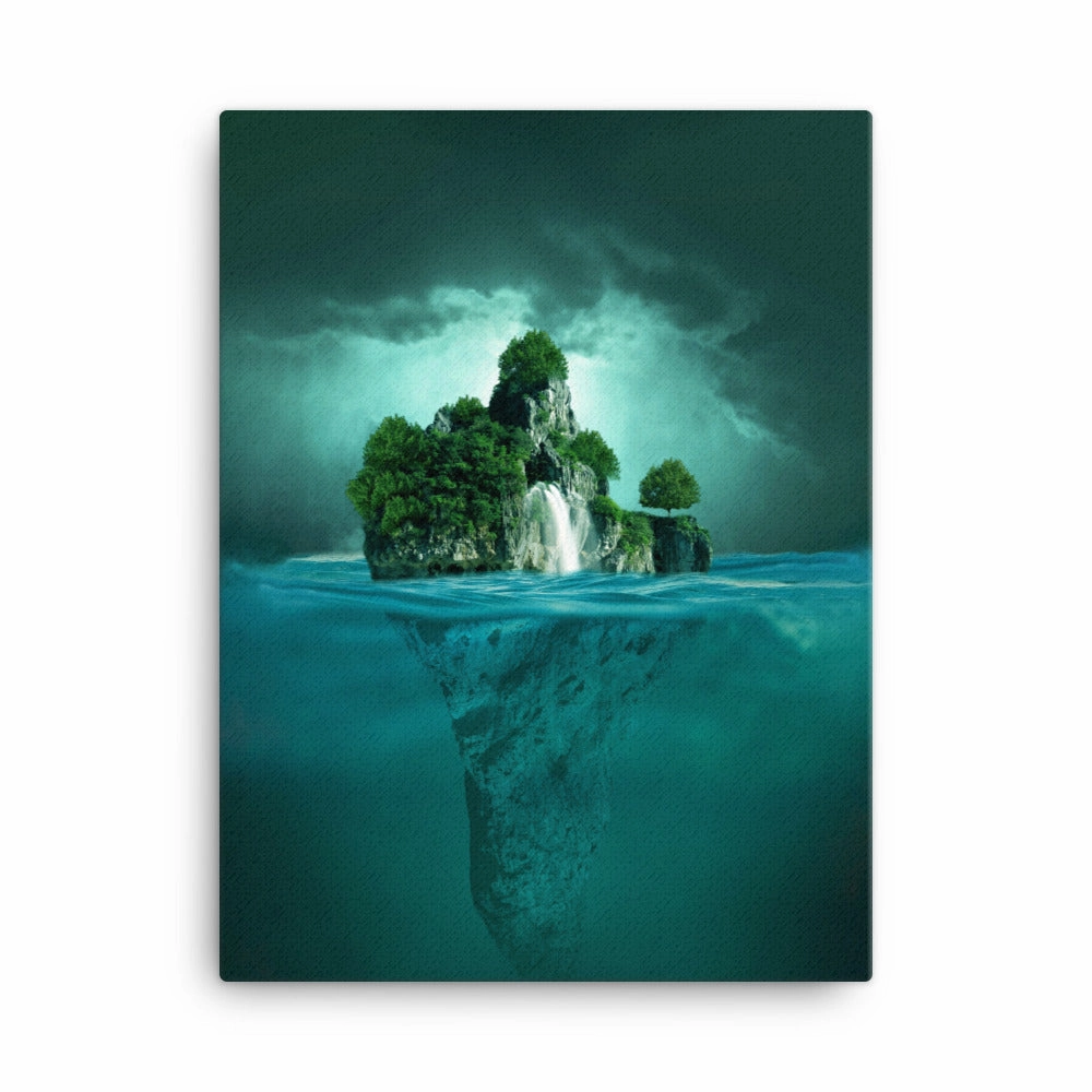 Floating Island - Canvas canvas mural art