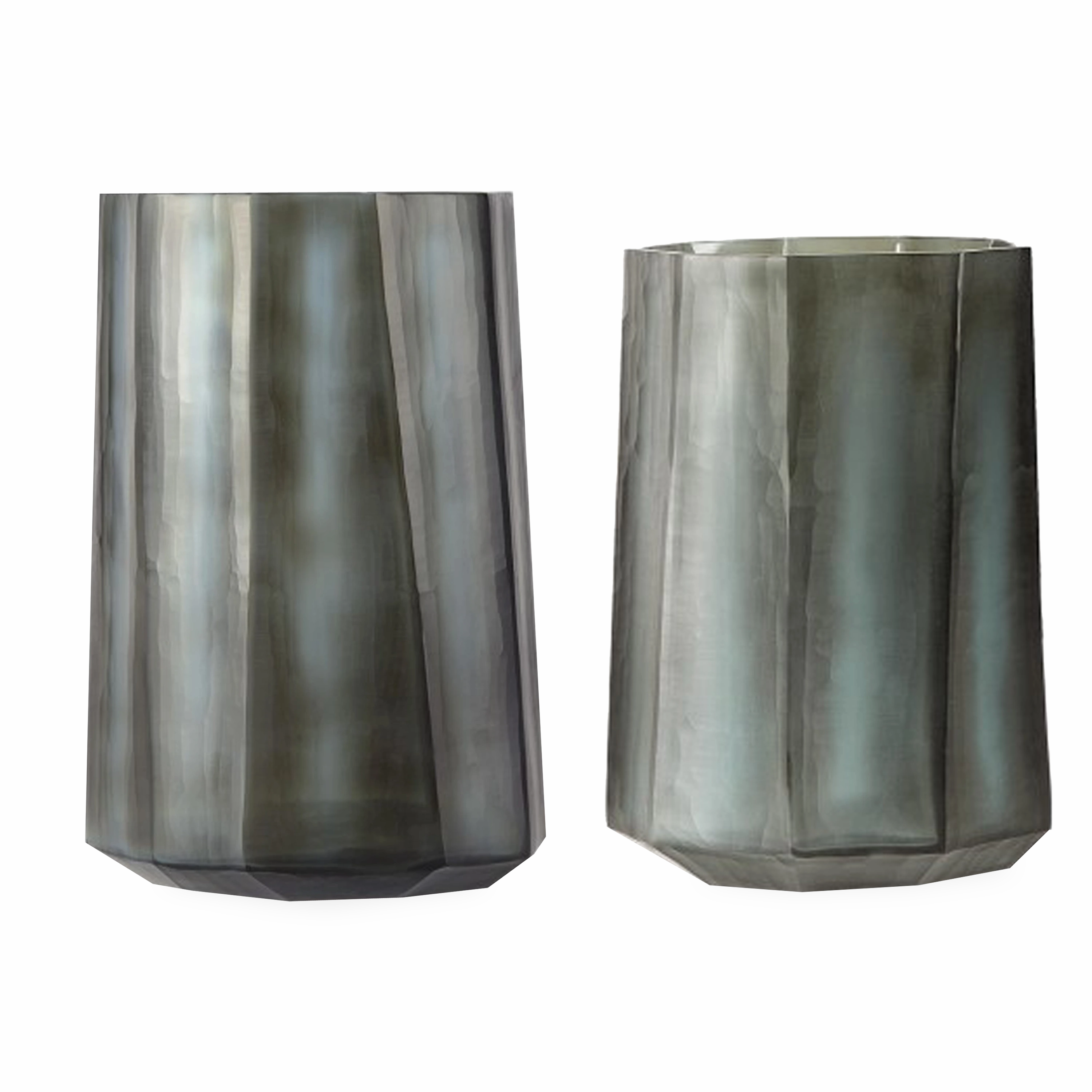 Fluted Glass Vase elegant wall decor