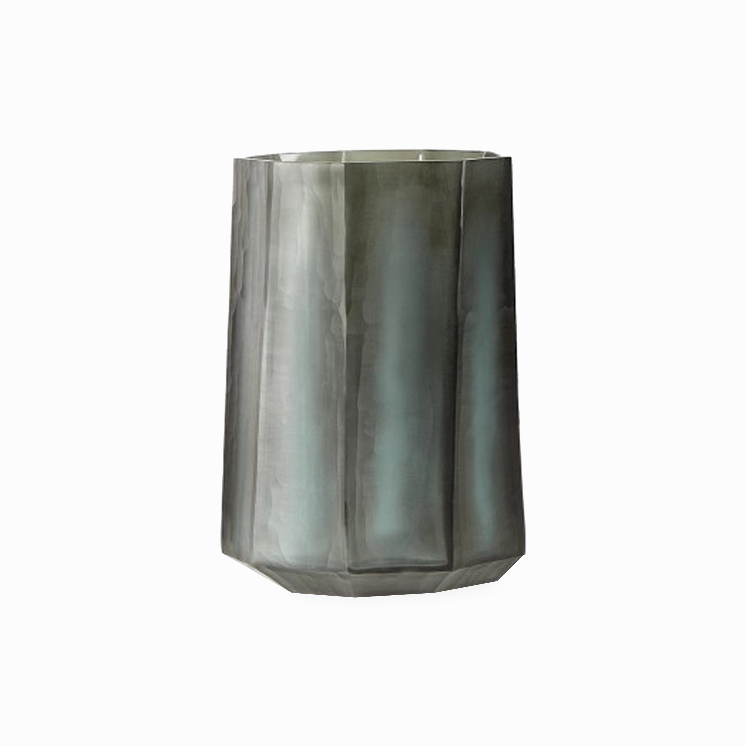 Fluted Glass Vase