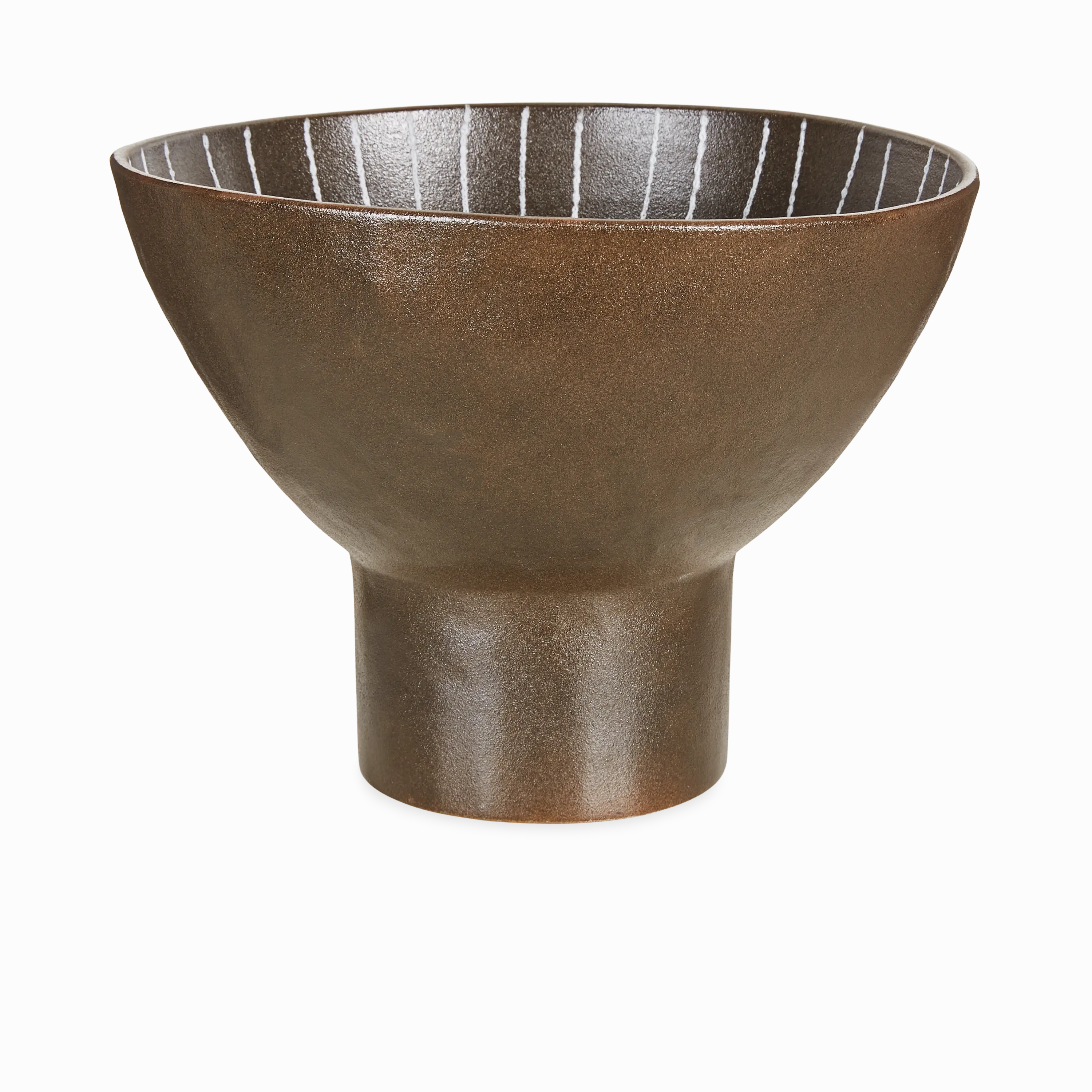 Footed Stoneware Bowl