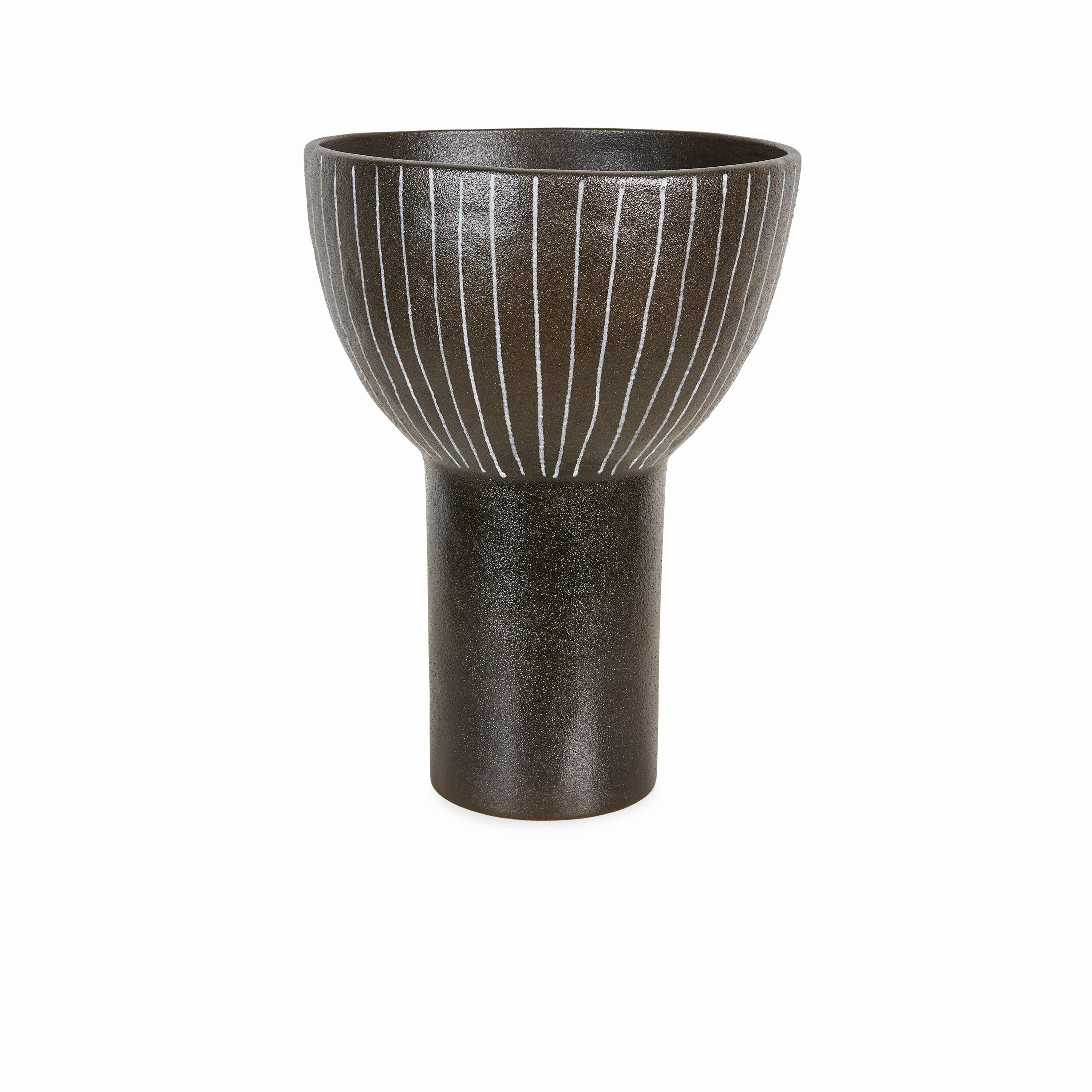 Footed Stoneware Bowl