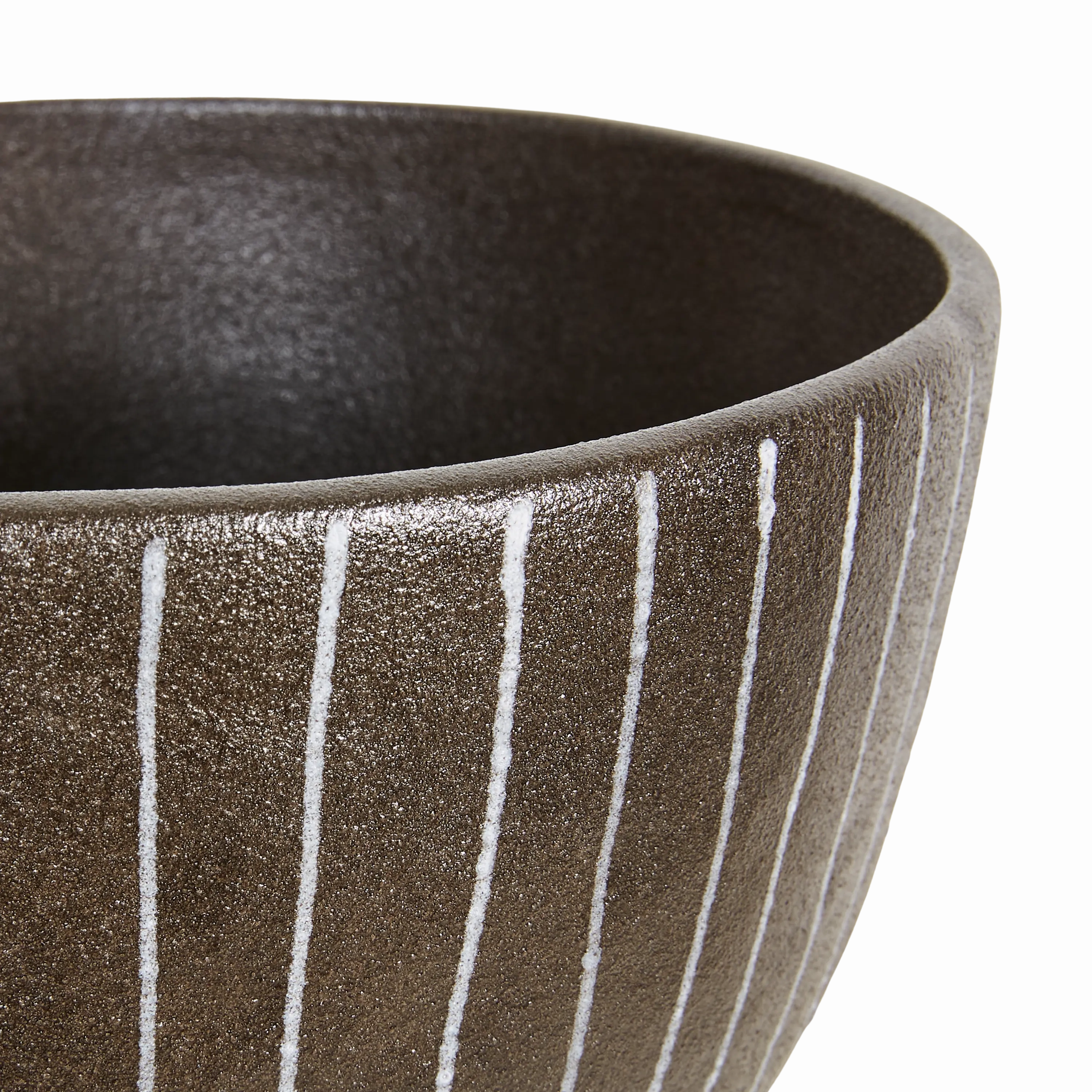 Footed Stoneware Bowl
