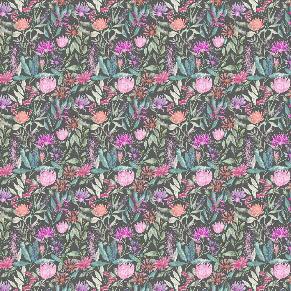 Fortazela Printed Fabric (By The Metre) Onyx