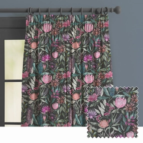 Fortazela Printed Made to Measure Curtains Onyx patterned fashion rug  