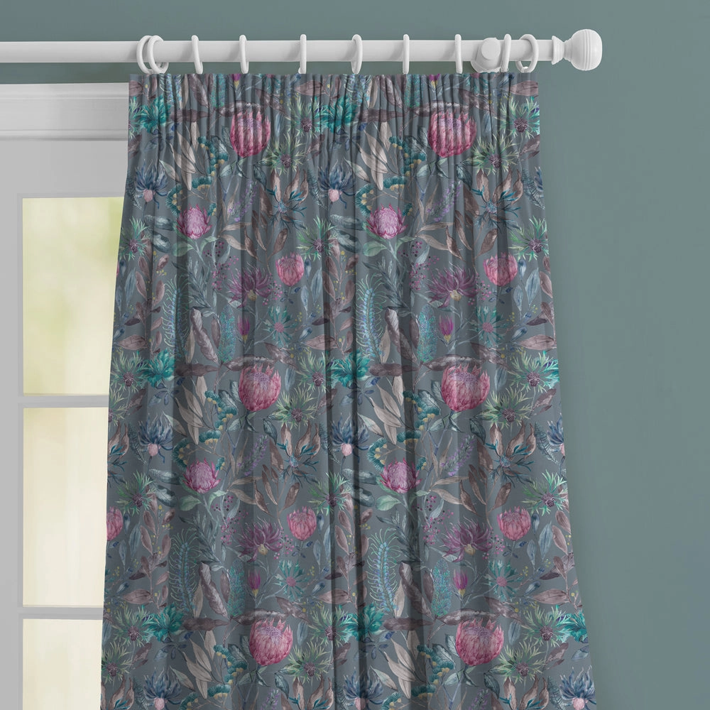 Fortazela Printed Made to Measure Curtains Storm