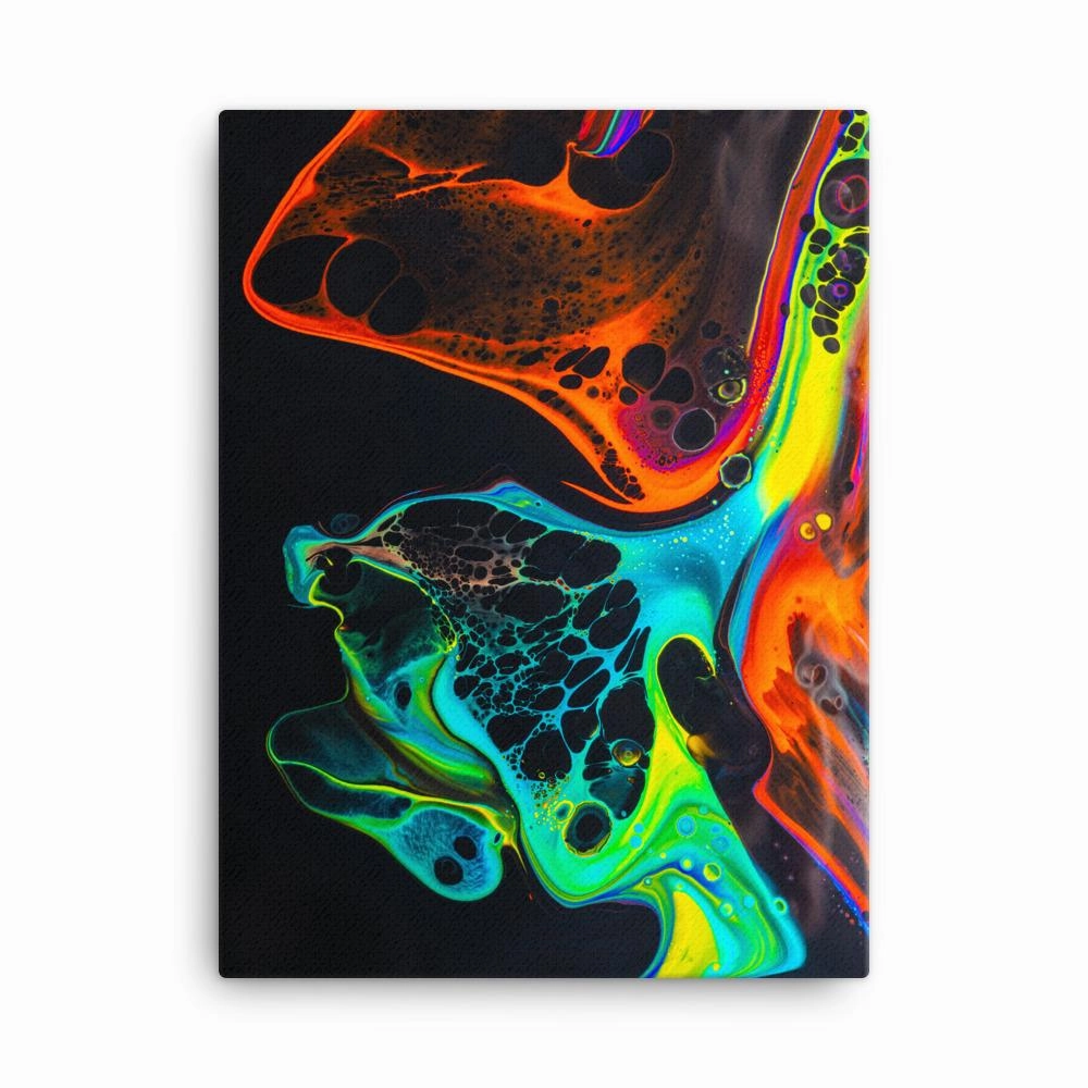 Fractal Abstract 08 - Leinwand canvas mural art