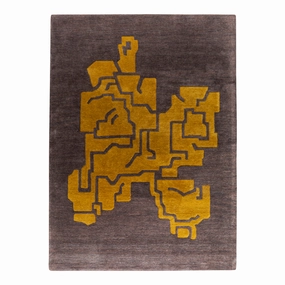 Fragment Structures Rug modern art object