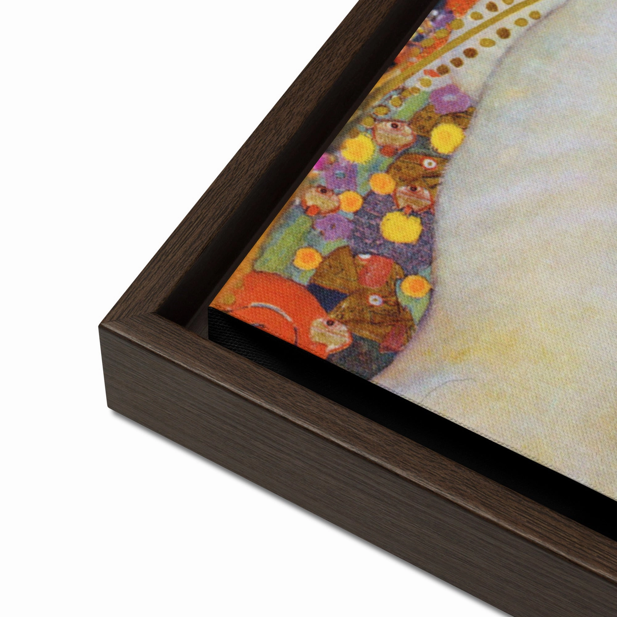 Framed Canvas - Gustav Klimt, Water Serpents II