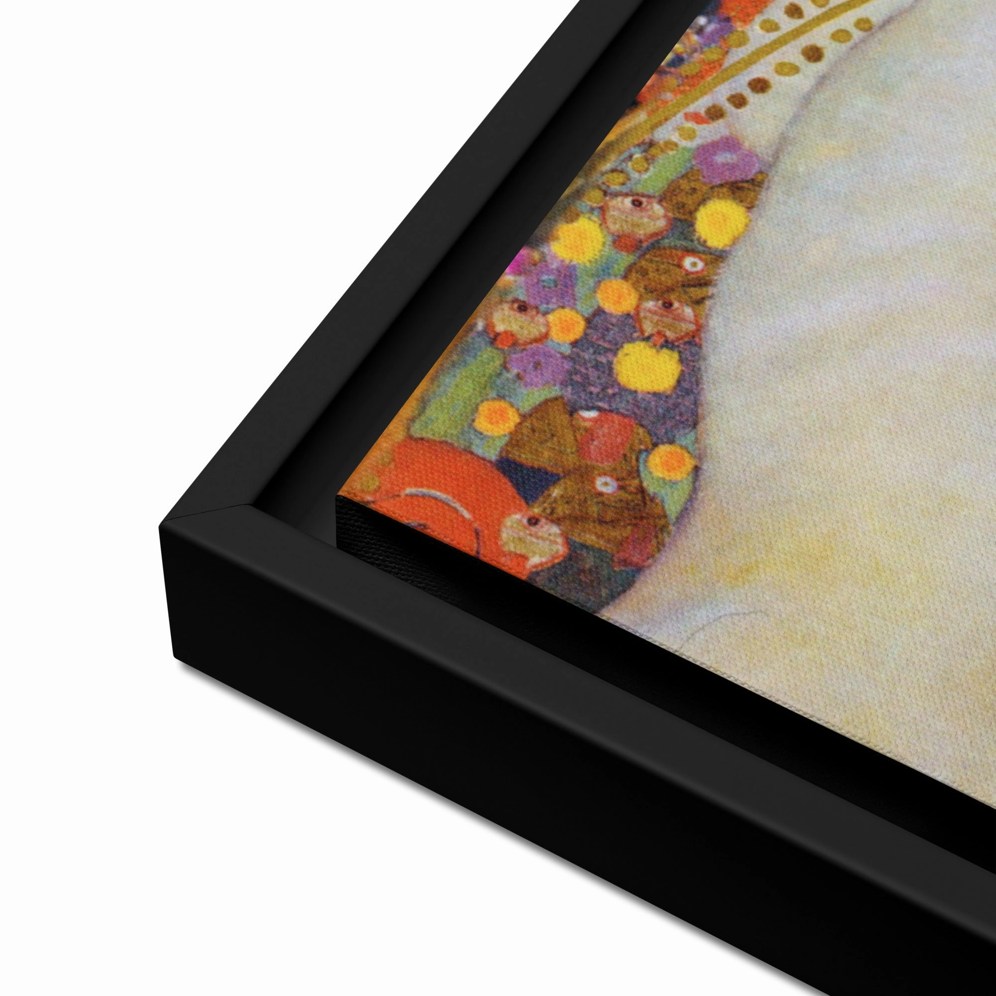 Framed Canvas - Gustav Klimt, Water Serpents II