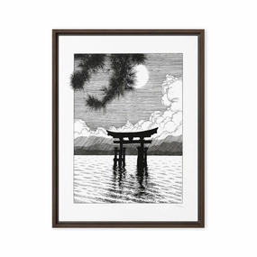 Framed Canvas - Miyajima canvas mural art