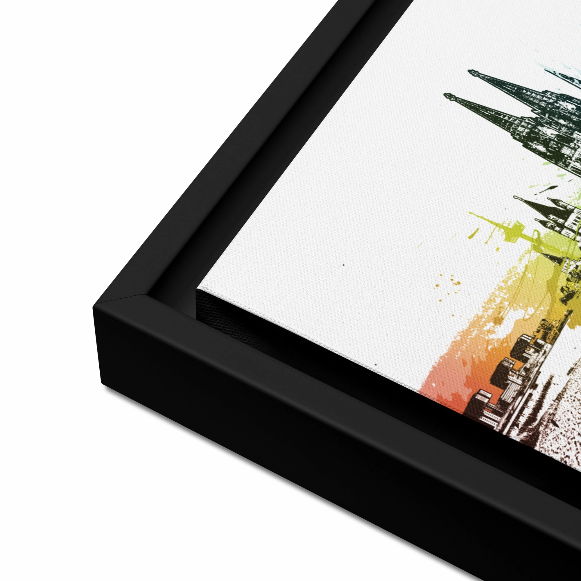 Framed canvas - Skyline Cologne