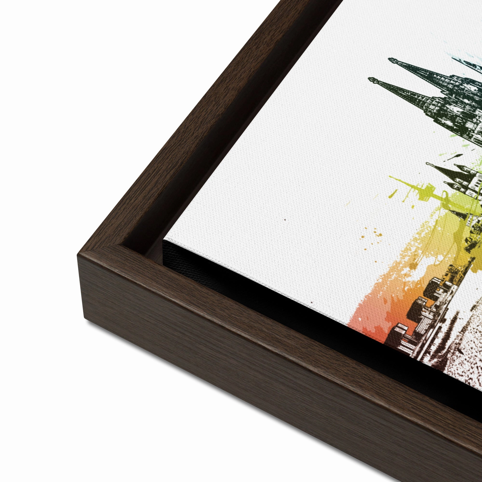 Framed canvas - Skyline Cologne