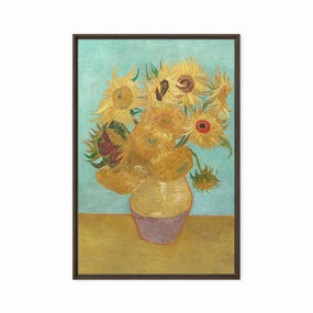 Framed canvas - Sunflowers, 1889 canvas mural art