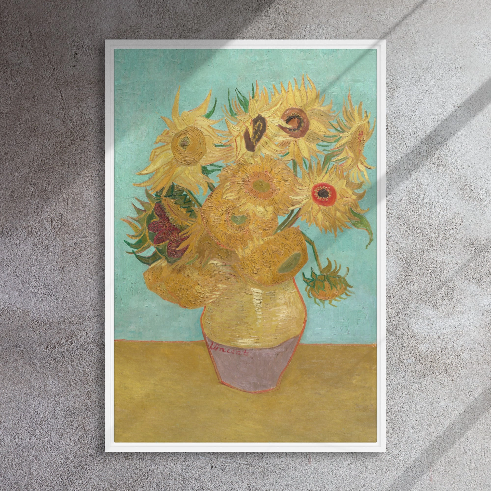 Framed canvas - Sunflowers, 1889