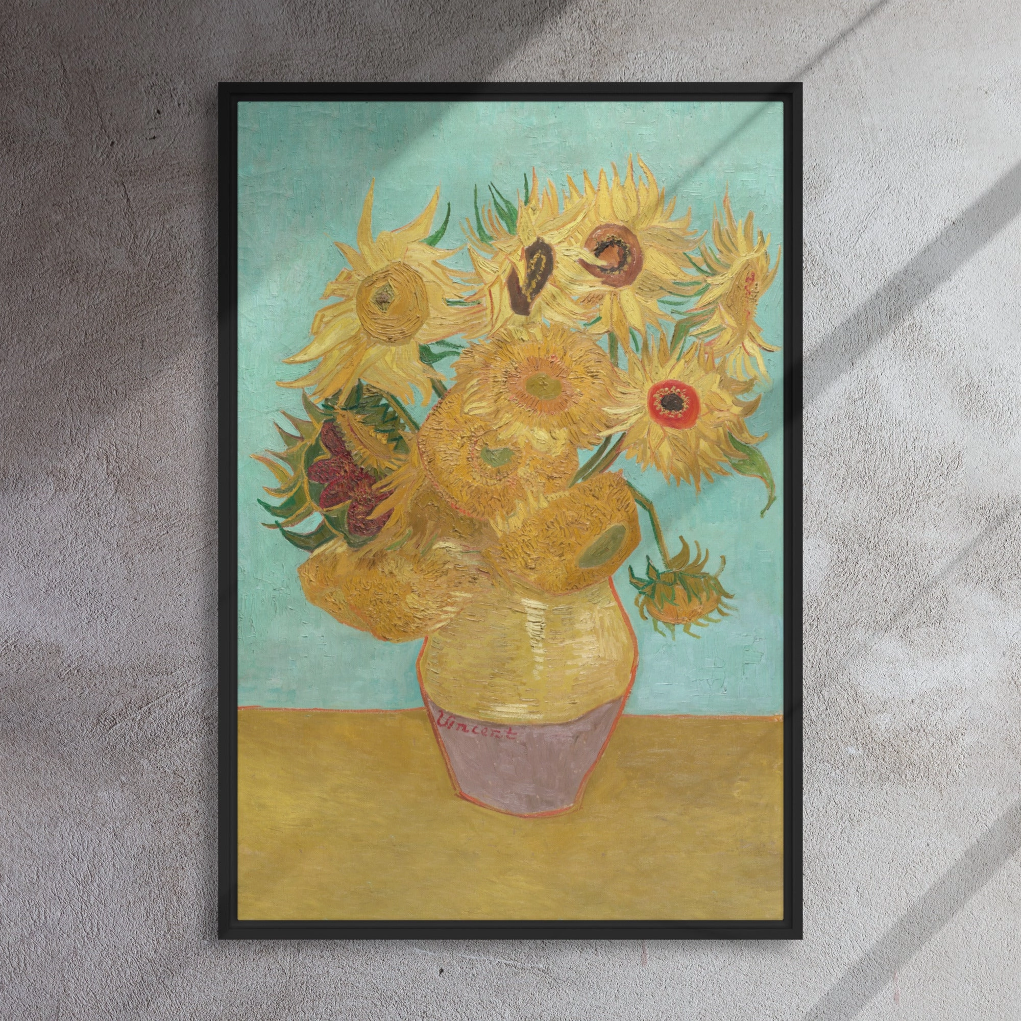 Framed canvas - Sunflowers, 1889